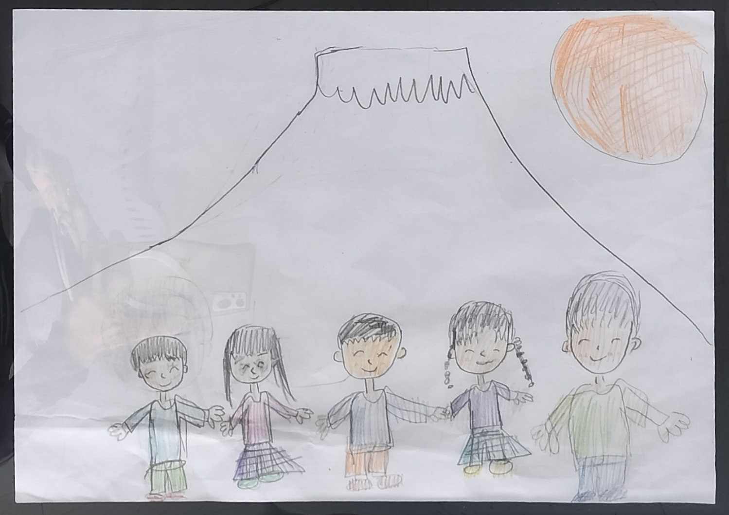 富士山と初日の出 富士山と初日の出