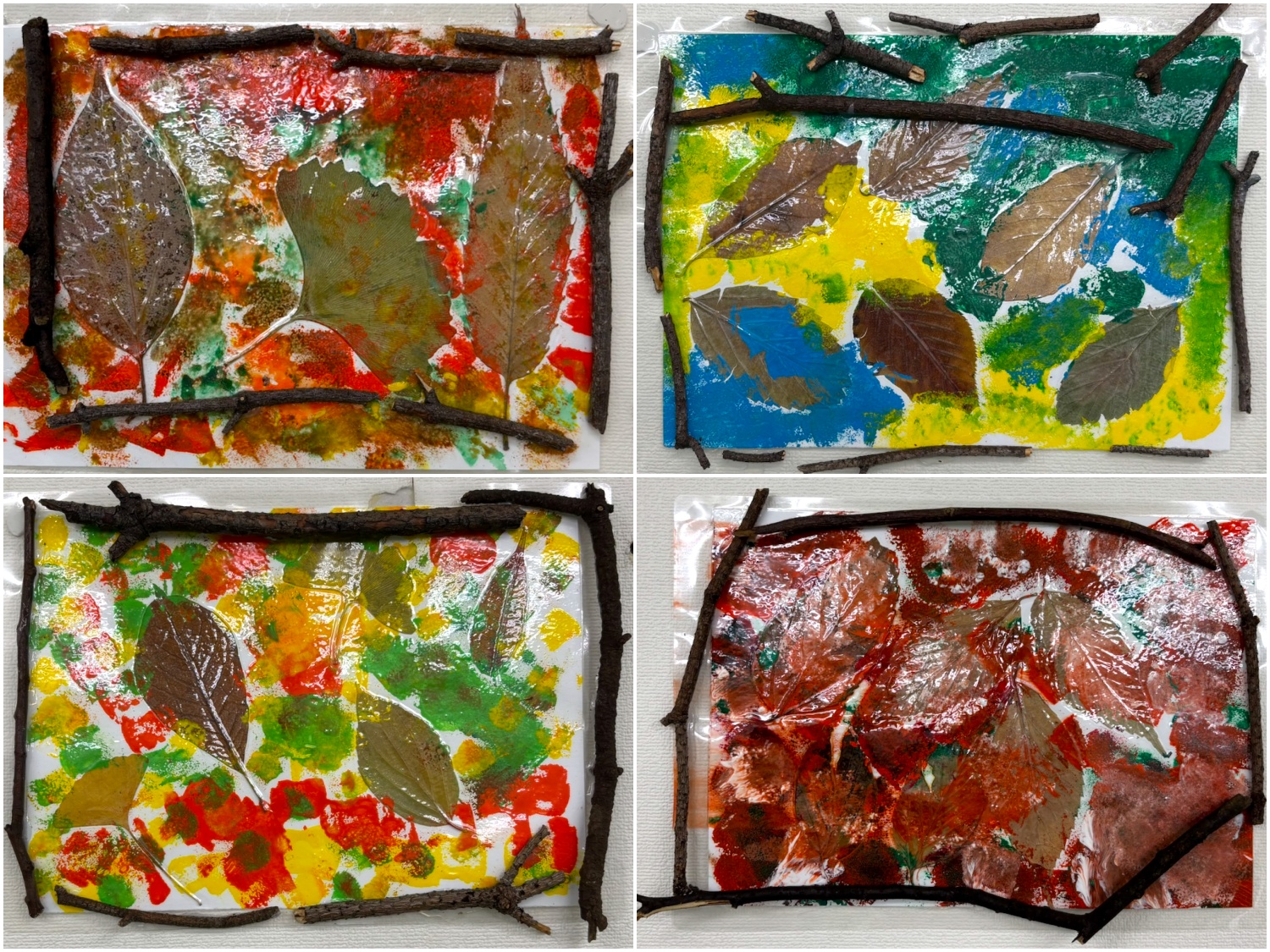 落ち葉アート 落ち葉アート